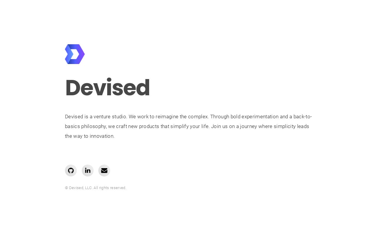 Devised | Venture Studio